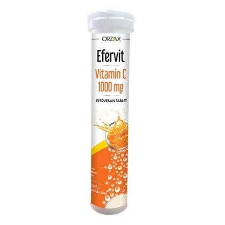 Efervit Vitamin C 1000 mg 20 Efervesan Tablet_Vitamin ve Mineraller