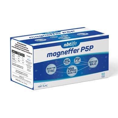 Magneffer P5P Magnezyum Malat, Magnezyum Sitrat, B6, B12_Özel Takviyeler