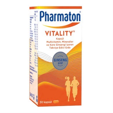 Pharmaton Vitality Kapsül_Bitkisel Ürünler