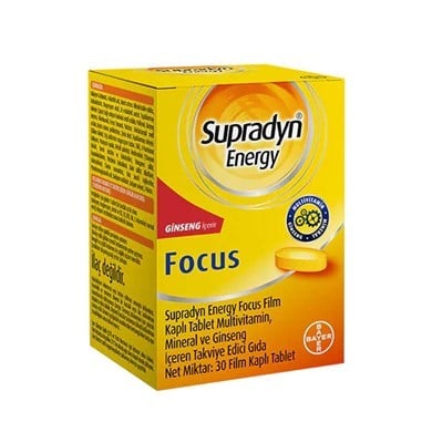 Supradyn® Energy Focus_Bitkisel Ürünler